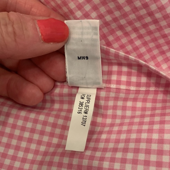 Ralph Lauren Custom Fit Pink & White Button Down, XL, NWT - Picture 9 of 10